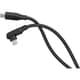 シリコンケーブル L字型 USB-C to Lightning 1m ブラック CIO-SLL30000-CL1-BK