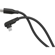 シリコンケーブル L字型 USB-C to Lightning 1m ブラック CIO-SLL30000-CL1-BK