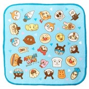2835000 それいけ！アンパンマン ミニタオル ブルー [キャラクターグッズ]