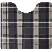 ズボラ トイレマット 55×60cm チェックブラウン