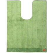 シャンフル トイレマット 105×80cm 幅広ロング グリーン