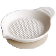 50211 [おろし器 にんにくおろし 陶磁器 日本製 シリコンシート付 ホワイト]