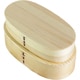 弁当箱 曲げわっぱ 2段 1000ml 小判型 入れ子 ナチュラル FH02W