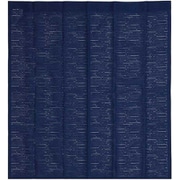 防炎加工のれん 85×90cm ネイビー 28047