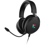 7.1chバーチャルサラウンド対応 USB/3.5mmオーディオ接続 ゲーミングヘッドセット ブラック ZM-HPS610