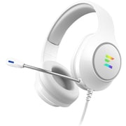 7.1chバーチャルサラウンド対応 USB接続 ゲーミングヘッドセット ホワイト ZM-HPS310 WH