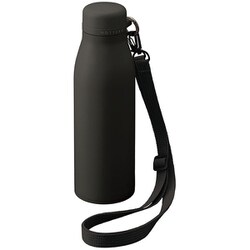 MOTTERU ショルダーサーモステンレスボトル 500ml チャコールブラック MO-3011-009
