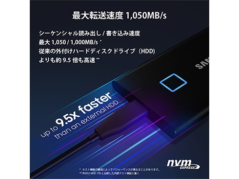 ヨドバシ.com - SAMSUNG サムスン MU-PC2T0K/IT [Portable SSD T7