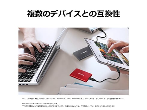 ヨドバシ.com - SAMSUNG サムスン MU-PC2T0T/IT [Portable SSD T7