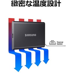 ヨドバシ.com - SAMSUNG サムスン Portable SSD T7 チタングレー 2TB ...