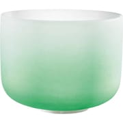 Color Frosted Crystal Singing Bowls クリスタル・シンギングボウル Green Tuning:F4 ~349.23Hz/Heart Chakra/直径約28cm CSBC11F / Singing Bowl