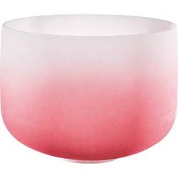 Color Frosted Crystal Singing Bowls クリスタル・シンギングボウル Red Tuning：C4 ～261.63Hz/Root Chakra/直径約35cm CSBC14C / Singing Bowl