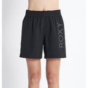 MY 1ST ROXY SHORTS RPT231519 BLK Lサイズ [フィットネス ヨガ ショートパンツ レディース]