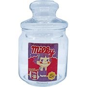SAN3800-2 [保存容器 500ml キャンディポット ミルキーペコ クレヨンタッチ ガラス製 クレヨンタッチペコちゃん]