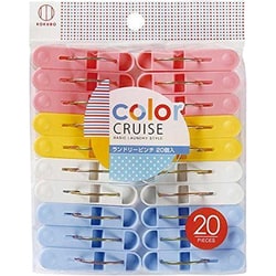 color CRUISE 洗濯バサミ ランドリーピンチ 20個入 3600