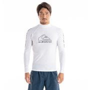 NEW TOURS LS QLY231023 WHT Lサイズ [マリンスポーツ ラッシュガード メンズ]