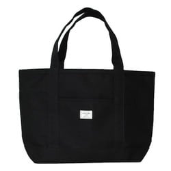 シンプルトート オールブラックL