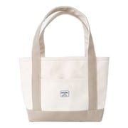 シンプルトート 生成り×ベージュM
