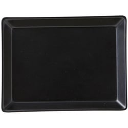 KASANE レクタングル プレート 17.5cm L 陶器 ブラック T-937716