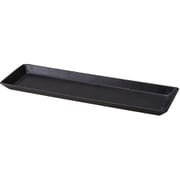 KASANE ワイド プレート 27cm 陶器 ブラック T-937761