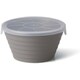 保存容器 抗菌 520ml デリボックス L グレー T-938980