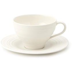 SWIRL スワール カップ＆ソーサー 300ml 洋食器 ホワイト T-771105