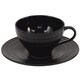 SWIRL スワール カップ＆ソーサー 300ml 洋食器 ブラック T-771129