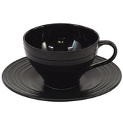 SWIRL スワール カップ&ソーサー 300ml 洋食器 ブラック T-771129