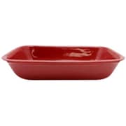 HINATA グラタン皿 25cm ラザニア HINATA 皿 食器 洋食器 耐熱 陶器 レッド T-932094