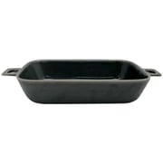 HINATA グラタン皿 23cm 持ち手付き レクタングル HINATA 皿 食器 洋食器 耐熱 陶器 グレー T-932124