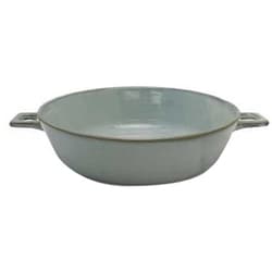 HINATA グラタン皿 20.5cm 持ち手付き ラウンド HINATA 皿 食器 洋食器 耐熱 陶器 ブルー T-932148