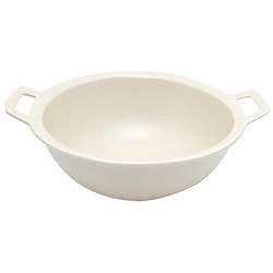 NARU ボウル 14cm 持ち手付き 陶器 ベージュ T-932568