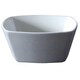 KAKU ボウル 9cm 皿 食器 洋食器 角皿 磁器 グレー T-933732