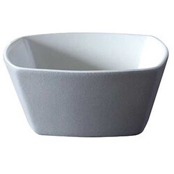 KAKU ボウル 9cm 皿 食器 洋食器 角皿 磁器 グレー T-933732