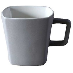 KAKU マグカップ 305ml コップ 食器 洋食器 磁器 グレー T-933763