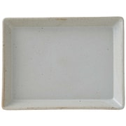 KASANE プレート 17.5cm L レクタングル 陶器 ホワイト T-937471