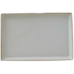 KASANE プレート 27cm LL レクタングル 陶器 ホワイト T-937488