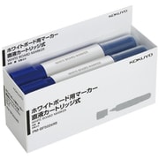 ホワイトボード用マーカー(直液カートリッジ式)中字 青 6本パック PM-BF502BX6