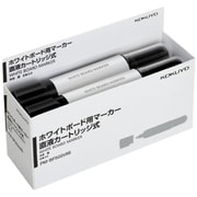 ホワイトボード用マーカー(直液カートリッジ式)中字 黒 6本パック PM-BF502DX6
