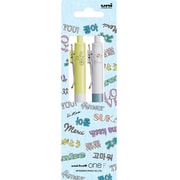 限定 ユニギフトセット ゲルインクボールペン uni-ball one F(ユニボール ワン エフ) 0.38mm 2色セット ブルー UMNSF38DBBB2P