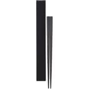 箸箱セット 21cm(箸 BK) ブラック