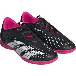 プレデター アキュラシー.4 IN SALA J PREDATOR ACCURACY.4 IN SALA J GW7088 コアブラック/フットウェアホワイト/チームショックピンク 20cm [サッカーシューズ ジュニア]