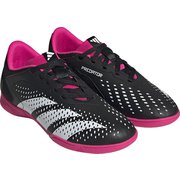 プレデター アキュラシー.4 IN SALA J PREDATOR ACCURACY.4 IN SALA J GW7088 コアブラック/フットウェアホワイト/チームショックピンク 24cm [サッカーシューズ ジュニア]