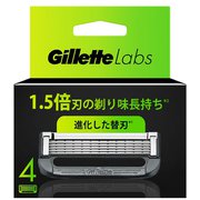 Gillette Labs 角質除去バー搭載 髭剃り/カミソリ 替刃4個入