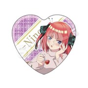 映画 五等分の花嫁 ハート型缶バッジ ランチデート Ver. 中野二乃 [キャラクターグッズ]