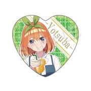 映画 五等分の花嫁 ハート型缶バッジ ランチデート Ver. 中野四葉 [キャラクターグッズ]