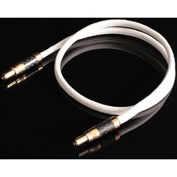 F2用 アップグレード DC ケーブル 0.5m ＋が銀/-が銀 B12V050SS