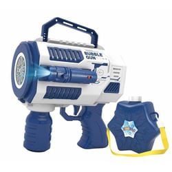 電動miniバブルガン ショルダーポンプ付 ブルー [シャボン玉]