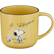 PEANUTS (ピーナッツ) スヌーピー マグカップ 大きめ 約350ml シーズン イエロー SN613-11