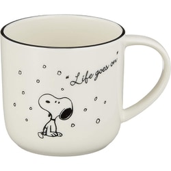 PEANUTS （ピーナッツ） スヌーピー マグカップ 大きめ 約350ml シーズン ホワイト SN614-11